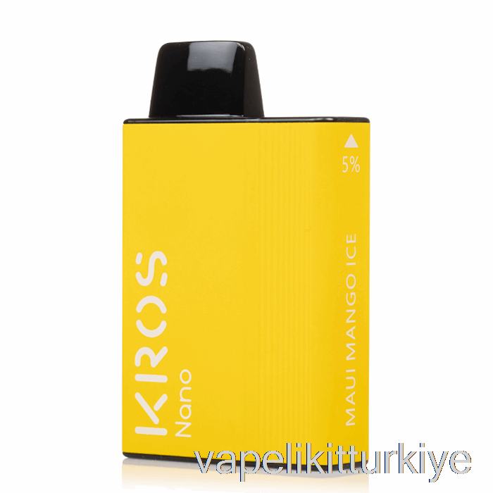 Vape Likit Kros Nano 5000 Tek Kullanımlık Maui Mango Buz